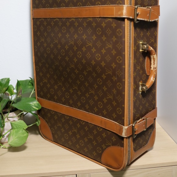 Vintage French Company Louis Vuitton Stratos 70 Monogram Suitcase Travel Bag - Picture 2 of 16